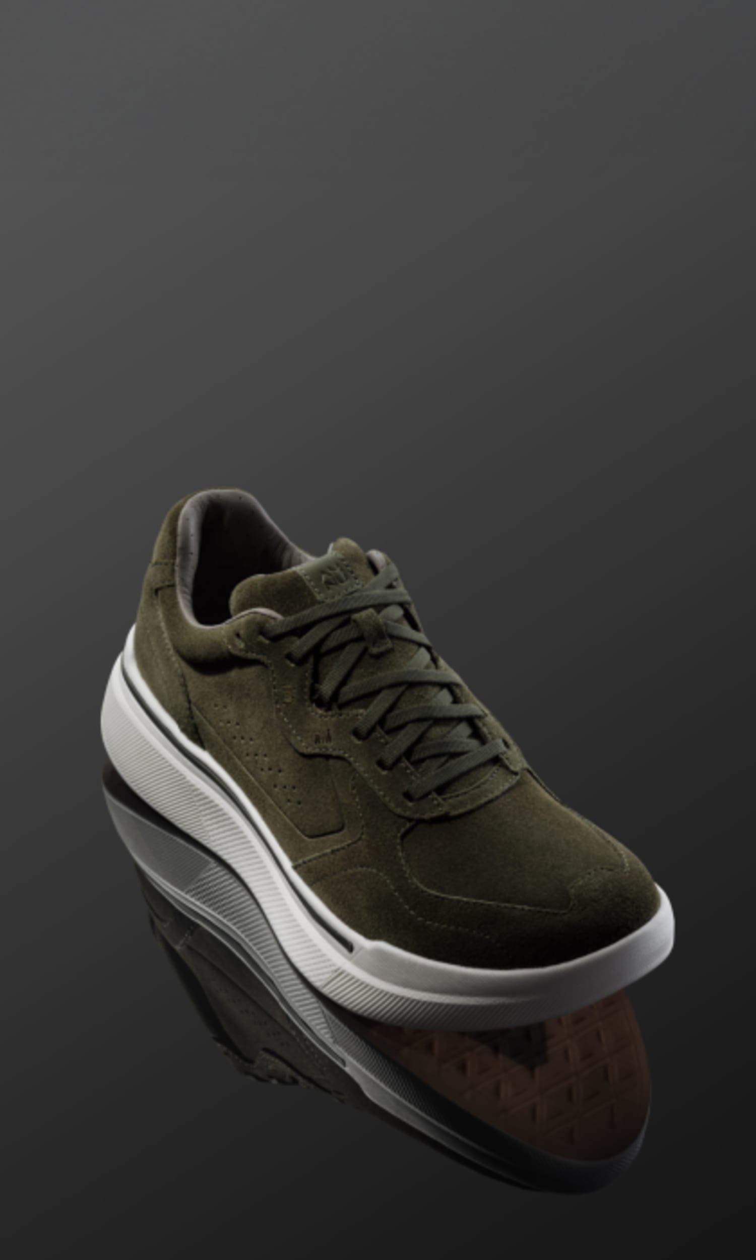 An Ahnu '1.1 Sequence Sude' shoe.