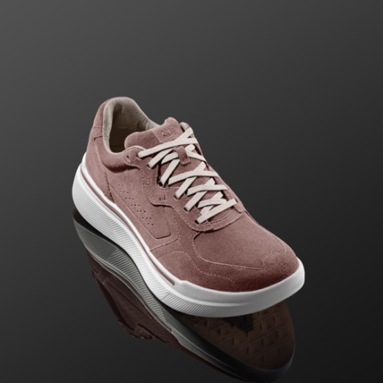 An Ahnu '1.1 Sequence Sude' shoe.