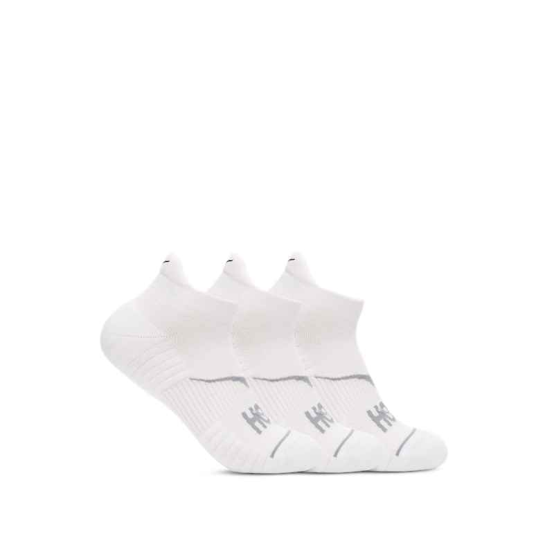 HOKA No Show Run Sock 3Pk — WHTWH