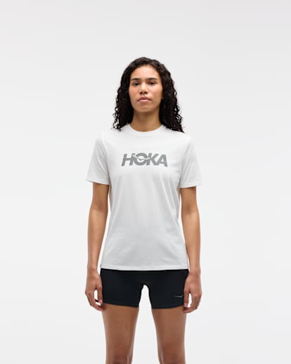 T-shirt en coton à logo centré, manches courtes T-shirt en coton à logo centré, manches courtes