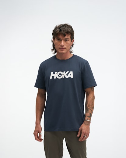 T-shirt en coton à logo centré, manches courtes