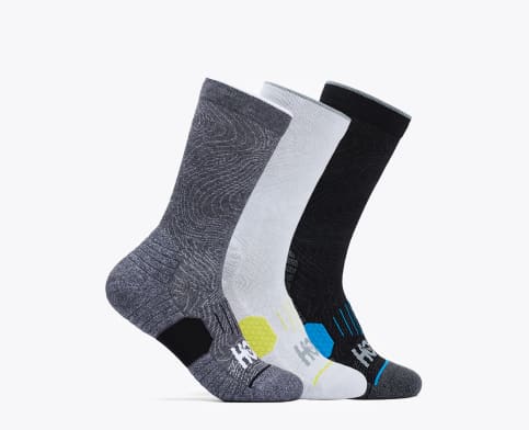 Chaussettes de course mi-mollet - Lot de 3