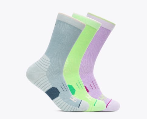 Chaussettes de course mi-mollet - Lot de 3