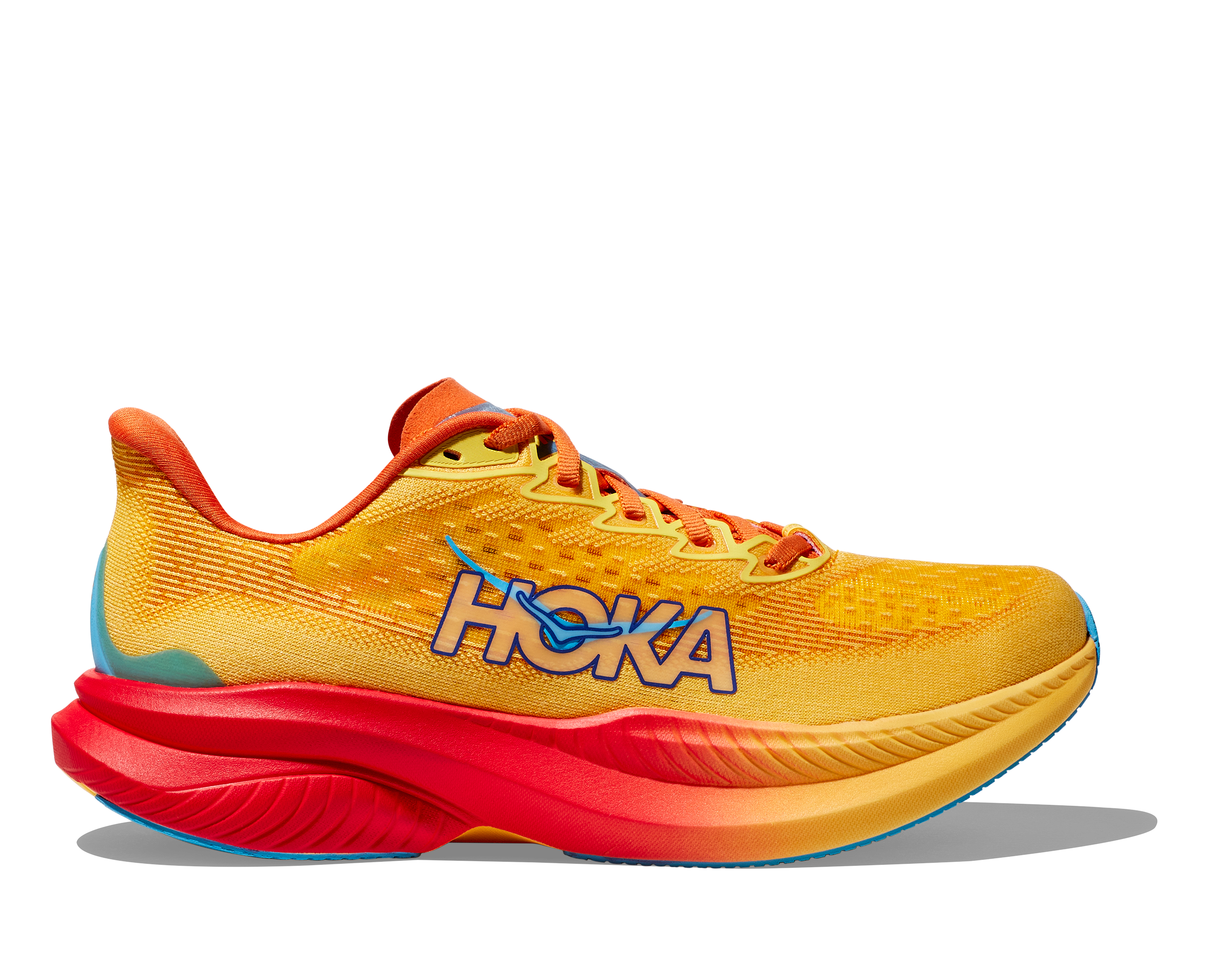 ホカ（HOKA）（メンズ）ランニングシューズ マッハ6 ホワイト
