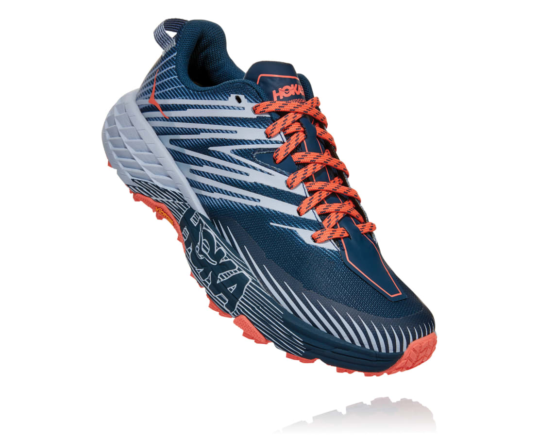 Hoka One One Speedgoat 4 Vibram Gray Black Men's Size 7 2E