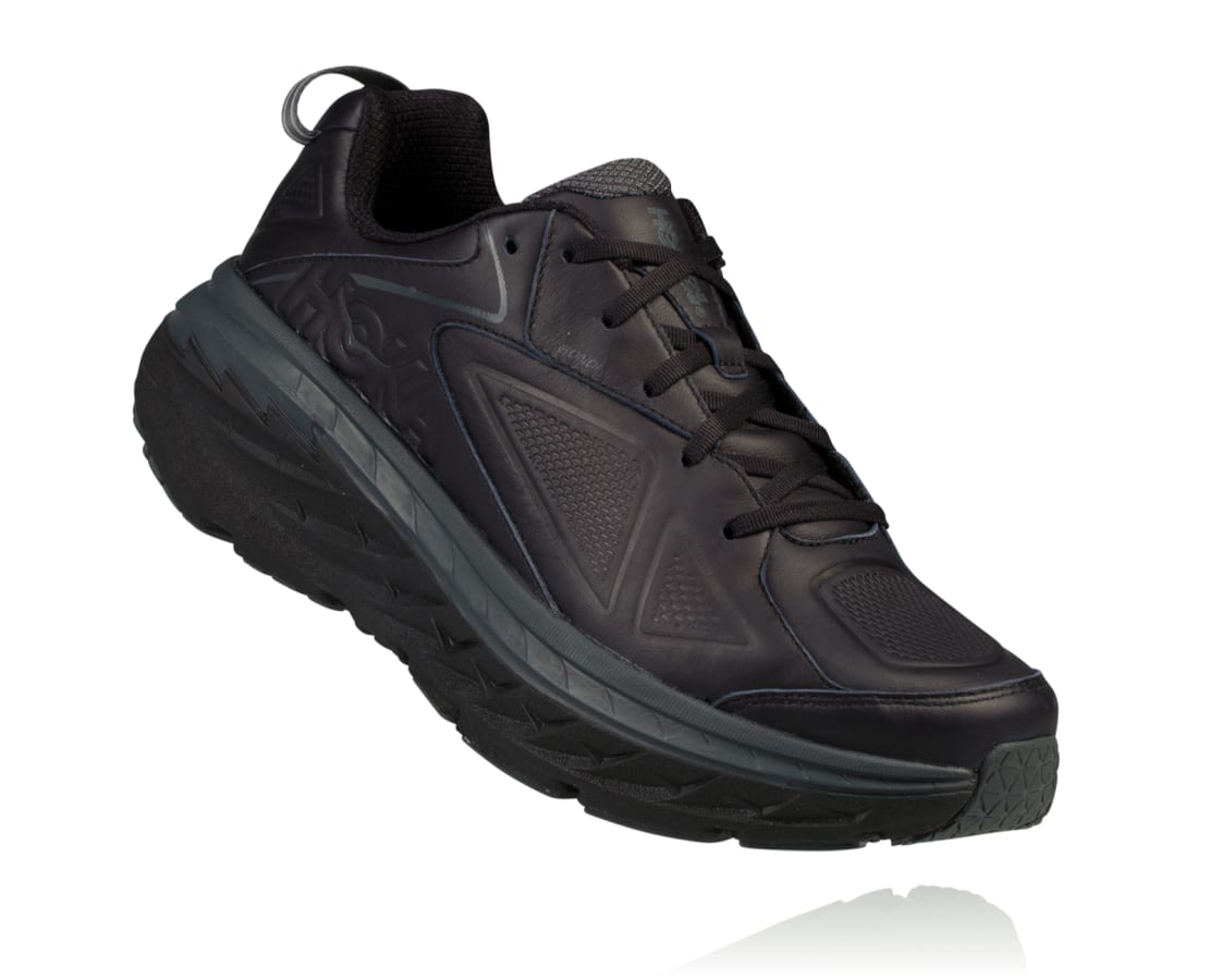 Women s Bondi Leather Road Running Shoe HOKA ONE ONE