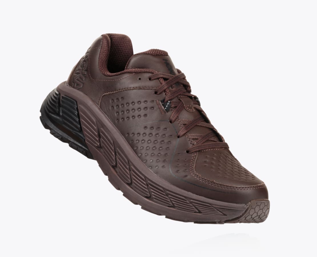 Men s Gaviota Leather Trail Running Shoe HOKA ONE ONE