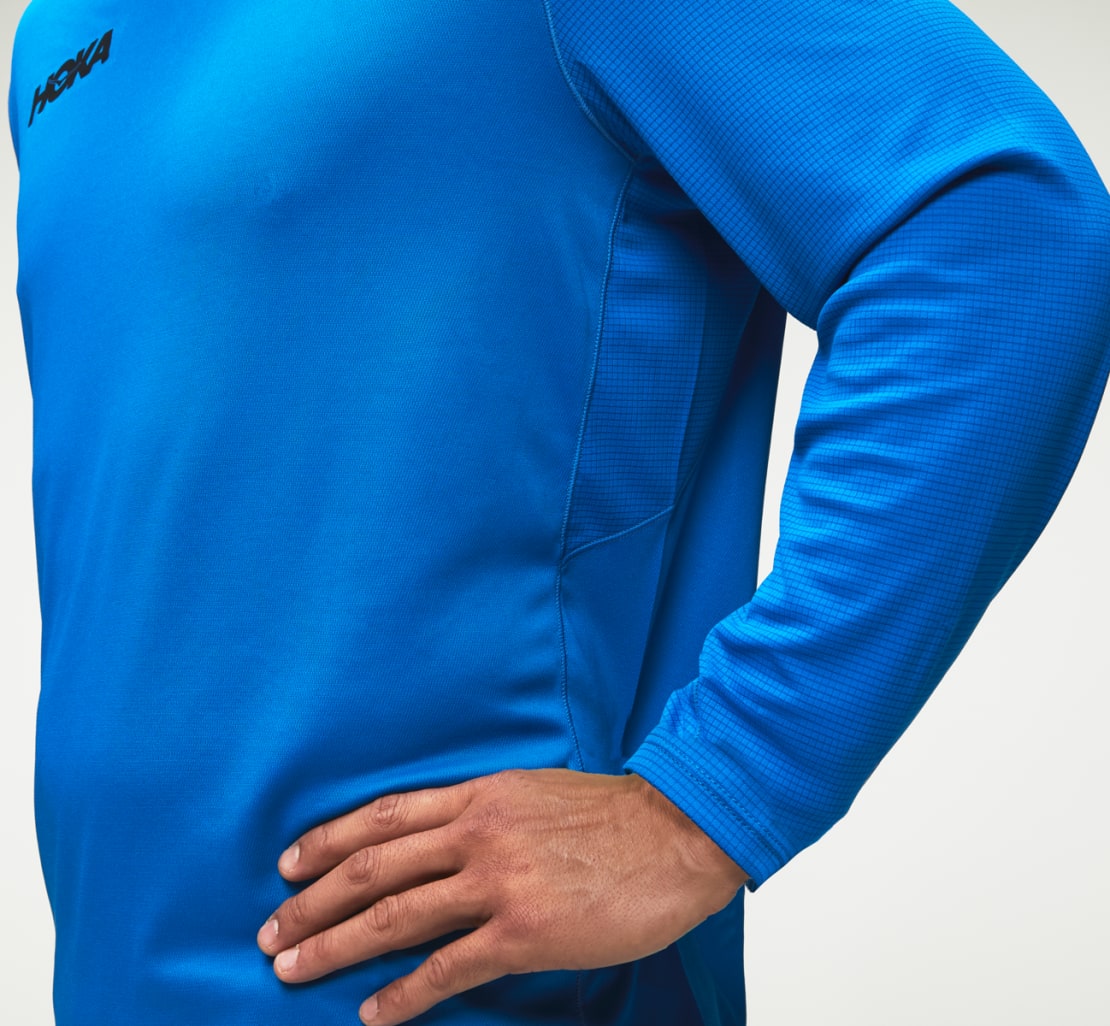 開店記念セール！ HOKA ONE ONE® Performance Long Sleeve for Men | HOKA ONE ONE® 陸上用シャツ
