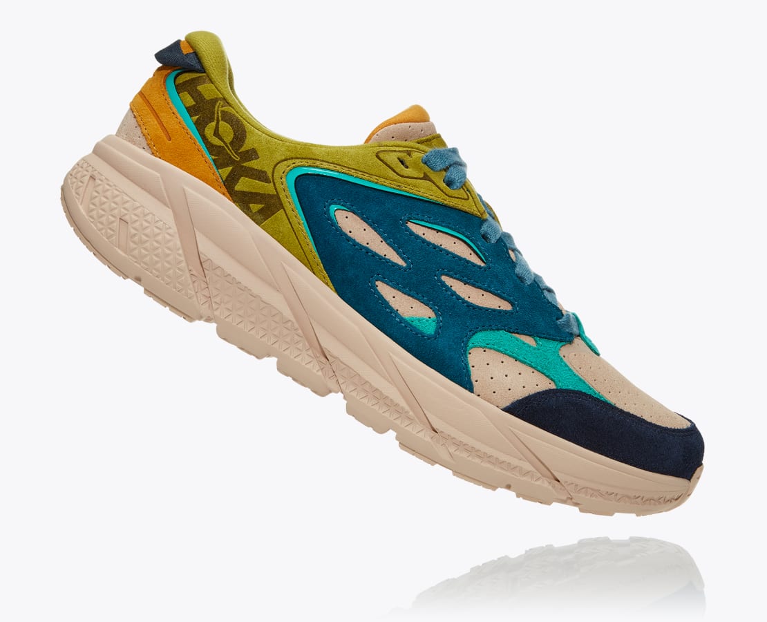 箱つき】HOKA U CLIFTON LS グリーン 5.5 靴