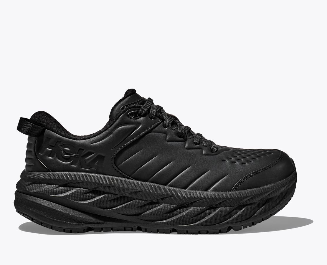 美品 ホカオネオネ BONDI SR ウォーキングシューズ ブラック 黒 24 HOKA®公式サイト【ボンダイ SR|BONDI SR 192410928842