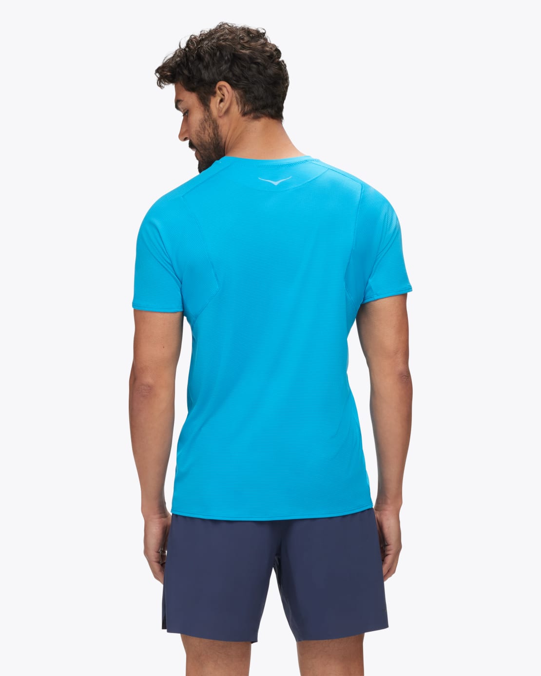 HOKA Tee-shirt de running Glide Short Sleeve Homme Rose - 1123725-BLK