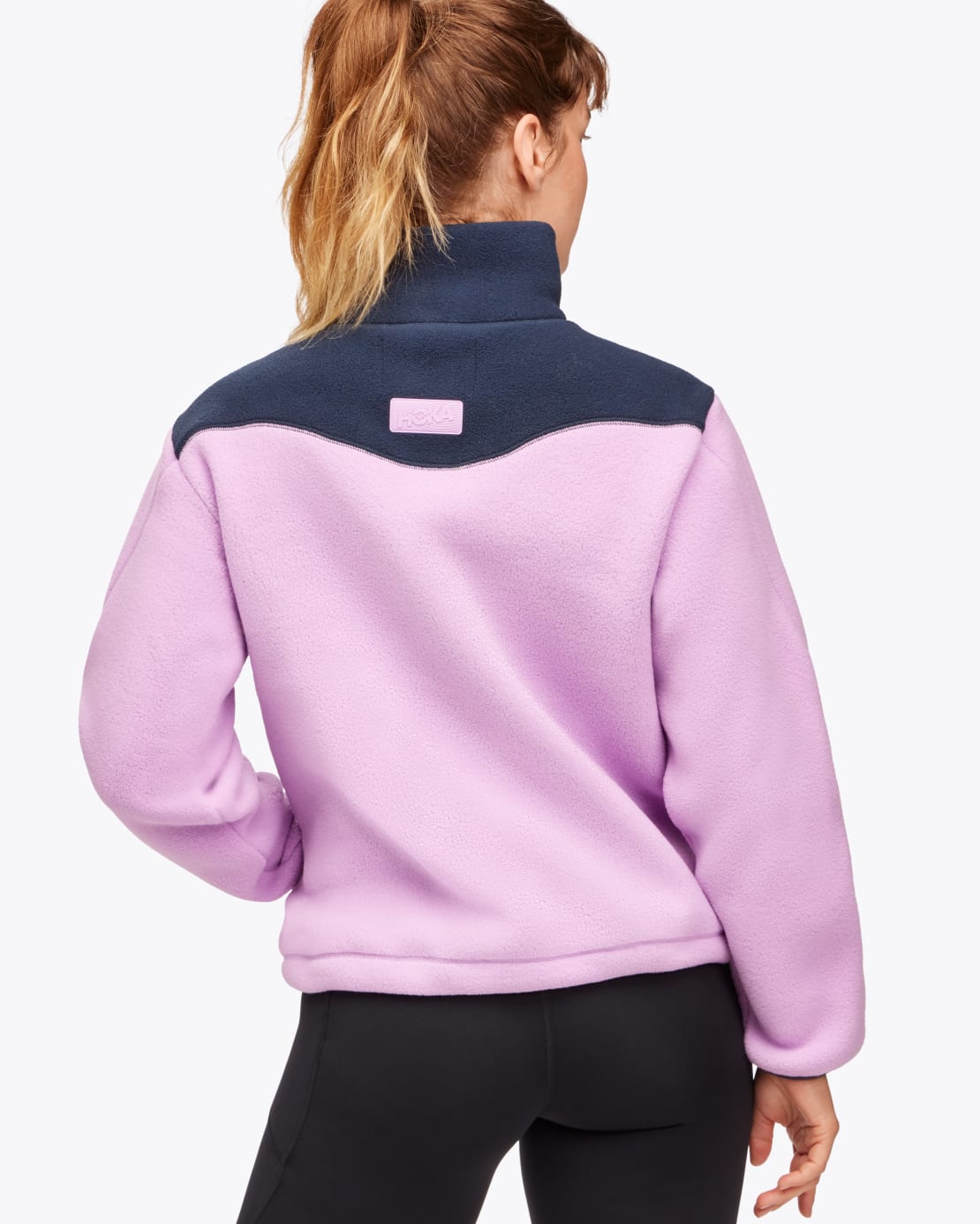 Columbia Women's Outdoor Tracks Half Zip Fleece Pullover - XL - Pink