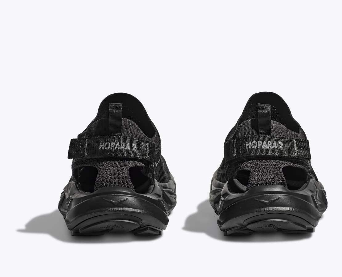 Amazon.com | Hoka Men's Hopara 2 Sport Sandal, Black/Black