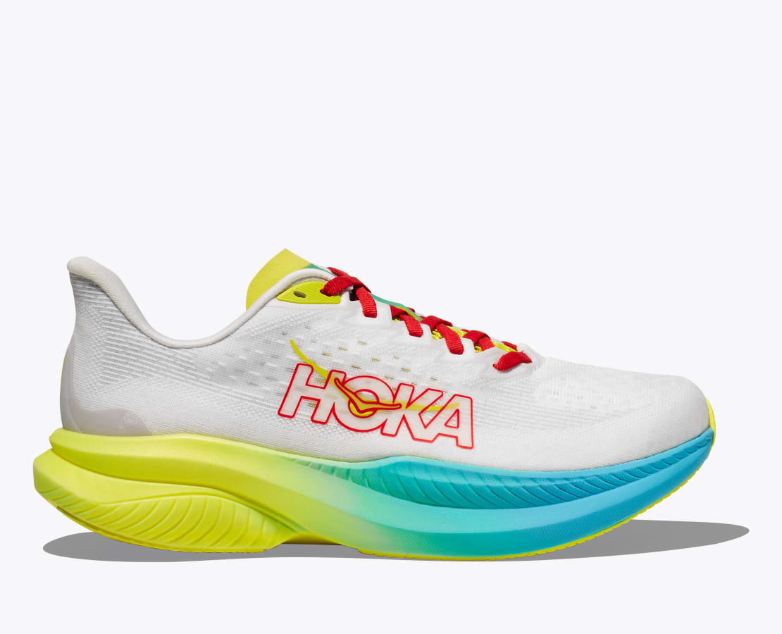 Amazon.com | Hoka Mach 6 (Big Kid) Sneaker, Peony/Cerise, 4
