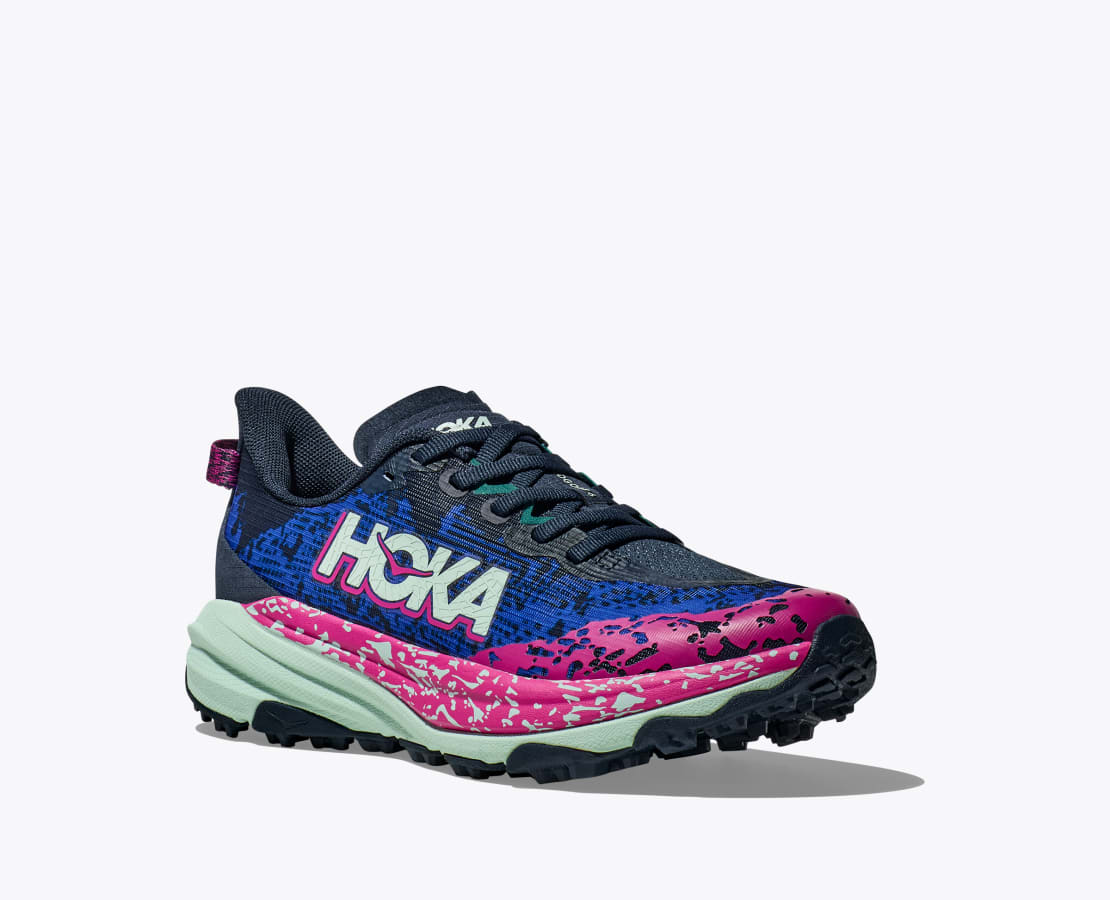 HOKA Kids Speedgoat 6 Trainers in Black main image 0