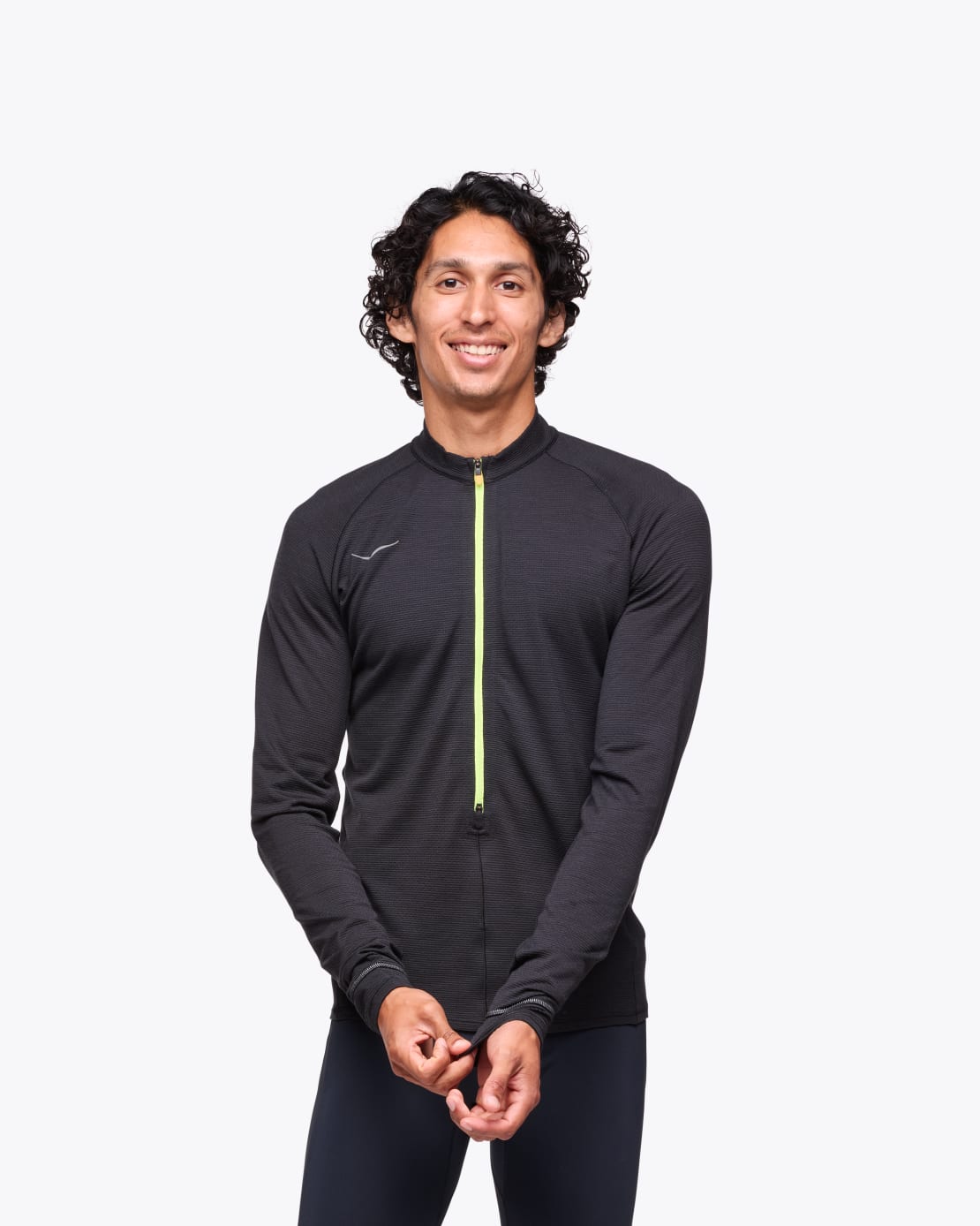 商品画像：Long Sleeve T-shirt - Double Heavyweight - Black – Wonder Looper 4
