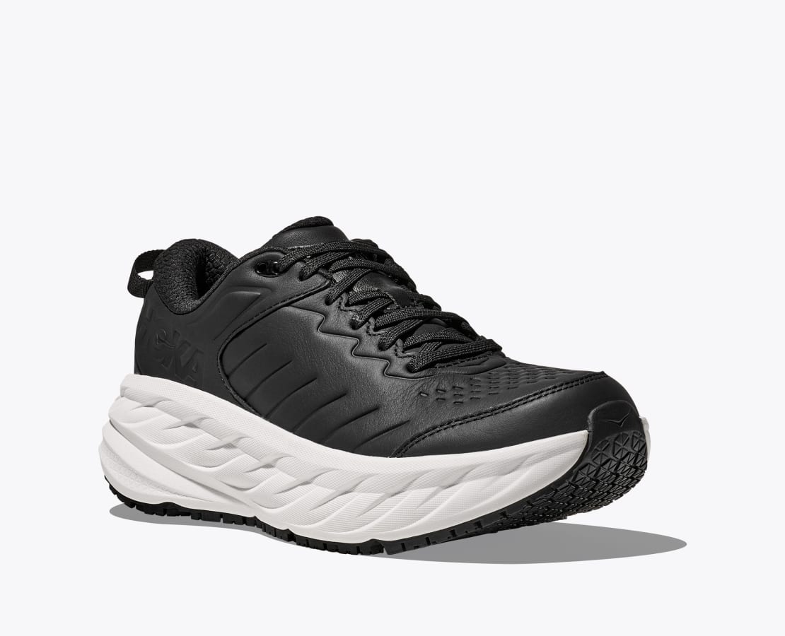 Men's Bondi SR Cushioned Leather Slip Resistant Shoe | HOKA®