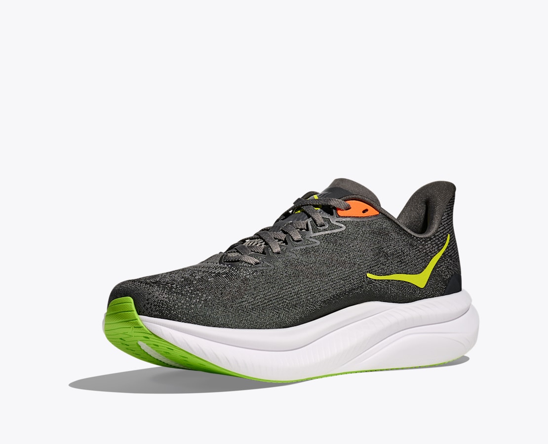 新品 HOKA MACH 6 25cm HOKA ONE ONE Women's Mach 6 Sneaker, Black/White, 6 Wide