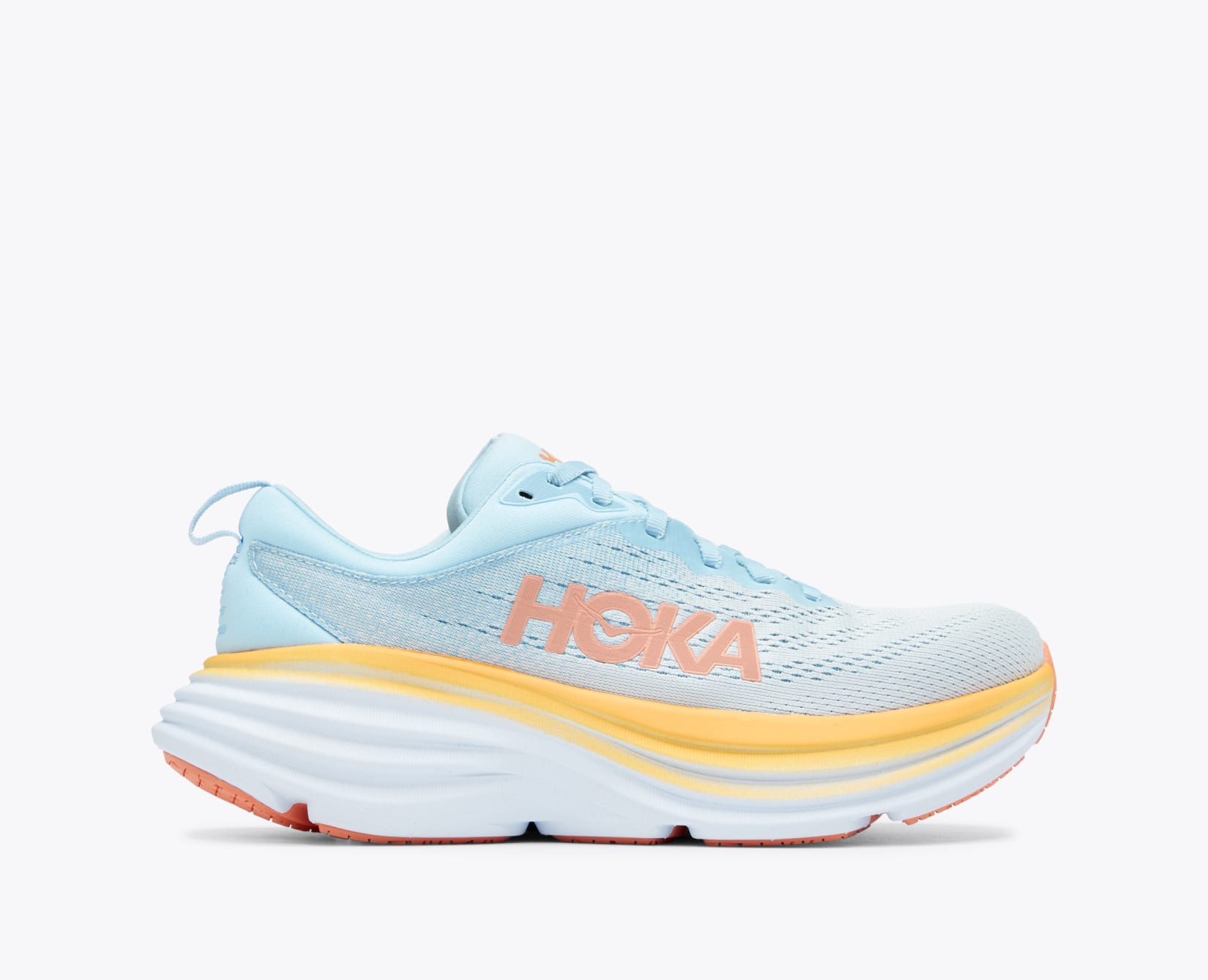 HOKA ONE ONE Bondi 8 Wide Womens Shoes Size 8, Color: Summer  Song/Country Air Blue