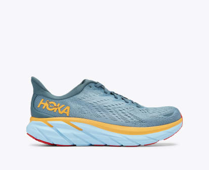 Hoka One One Clifton 8 Running Shoes Anthracite Castle Rock Mens 12 Fast  Ship