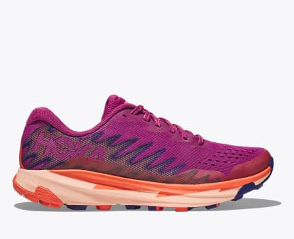 Pink trail running shoes best sale