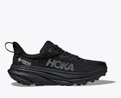 Womens black hoka best sale shoes