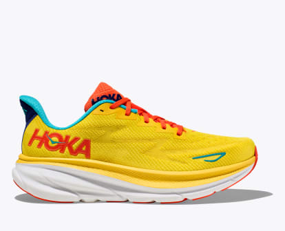 Running shoes yellow hotsell