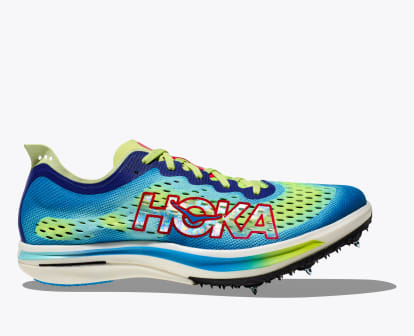 Blue and gold track spikes cheap
