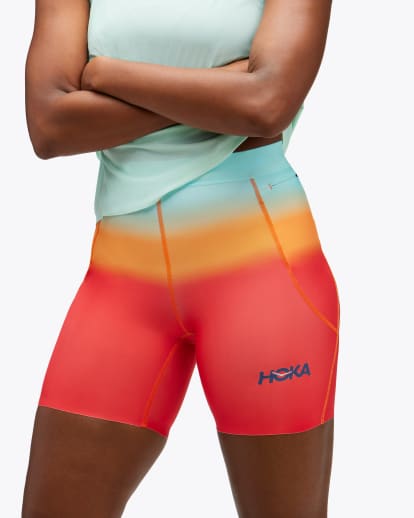 Women's Hoka One One Pro Elite Sponsored Running Compression Shorts Briefs  New M