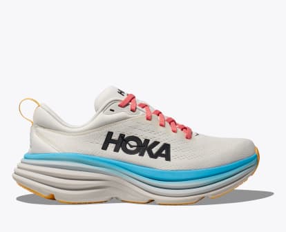 HOKA Bondi 7 Running Shoes Women's Size 10 D Wide Turquoise Blue No  Insoles* 
