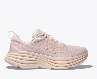 Hoka shoes pink hot sale