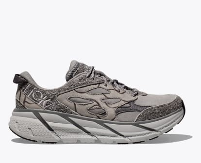 Hoka one one grey best sale