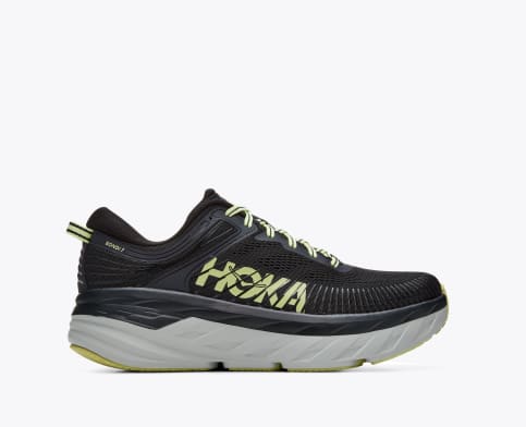 Hoka One One Bondi 7 Mens Size 10 Grey Running Athletic Shoes 1110518