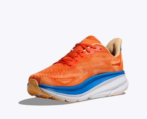 Red hoka shoes sales