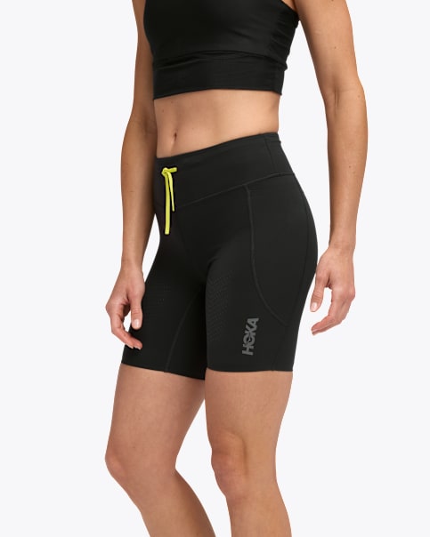 HOKA ハーフタイツ　XS Men's Rabbit Hoka Pro Elite Spandex Half Tights Compression