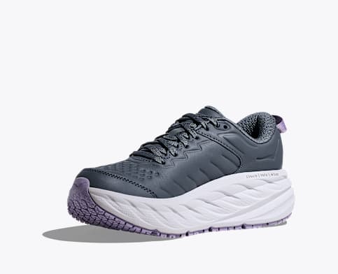 Women's Bondi SR Cushioned Leather Slip Resistant Shoe | HOKA®