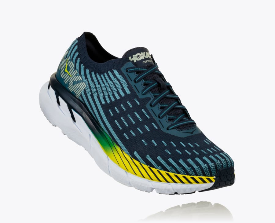 Men s Clifton 5 Knit Road Running Shoe HOKA ONE ONE