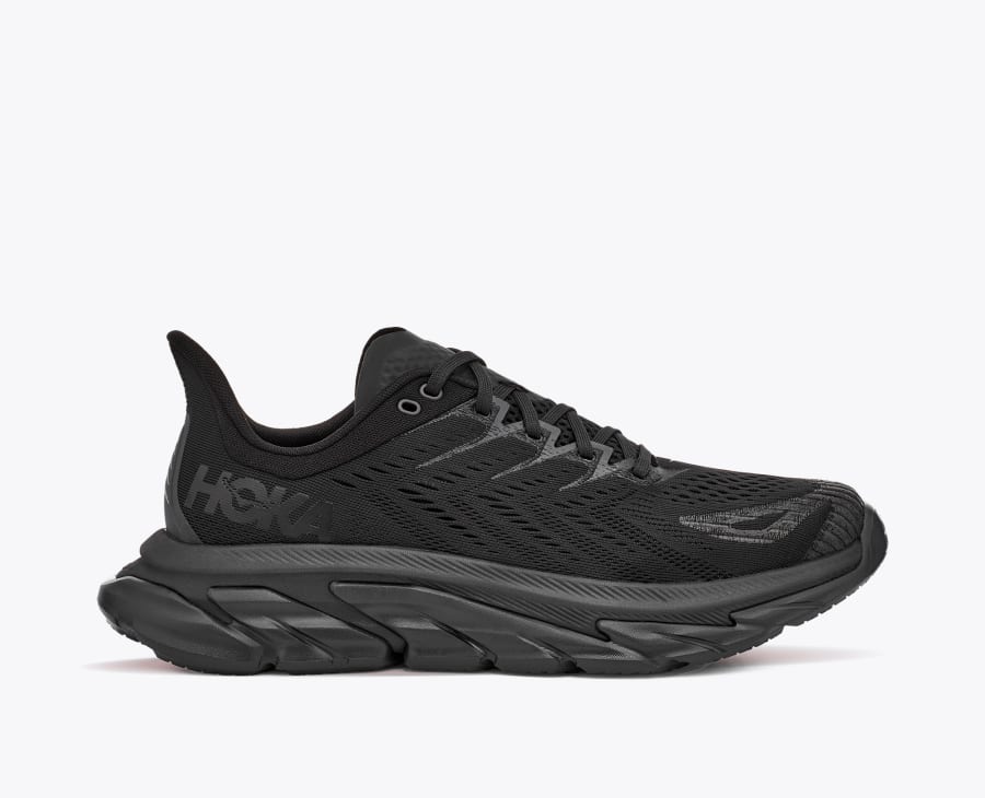 Amazon | HOKA ONE ONE(ホカ オネオネ) CLIFTON 9 BLACK / BLACK 27.5CM | HOKA | ランニング