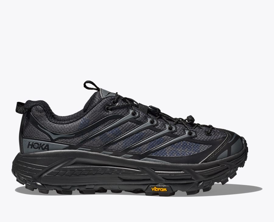 Hoka shoes hot sale all black