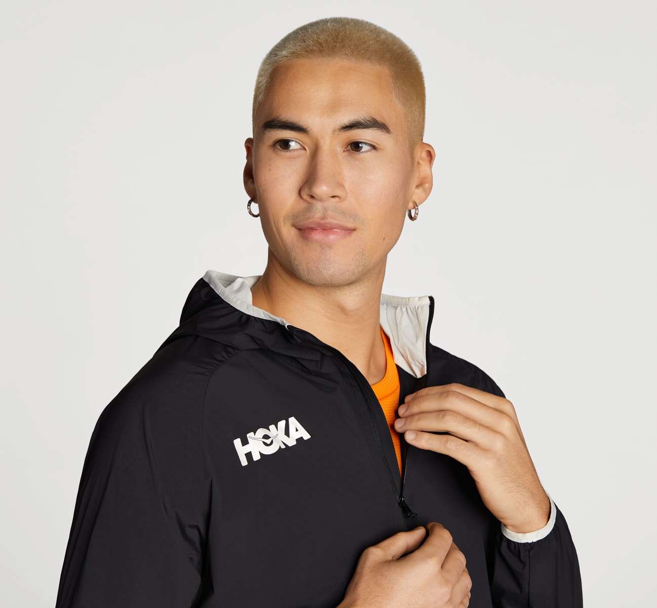 HOKA FullZip Wind Jacket for Men HOKA® ME