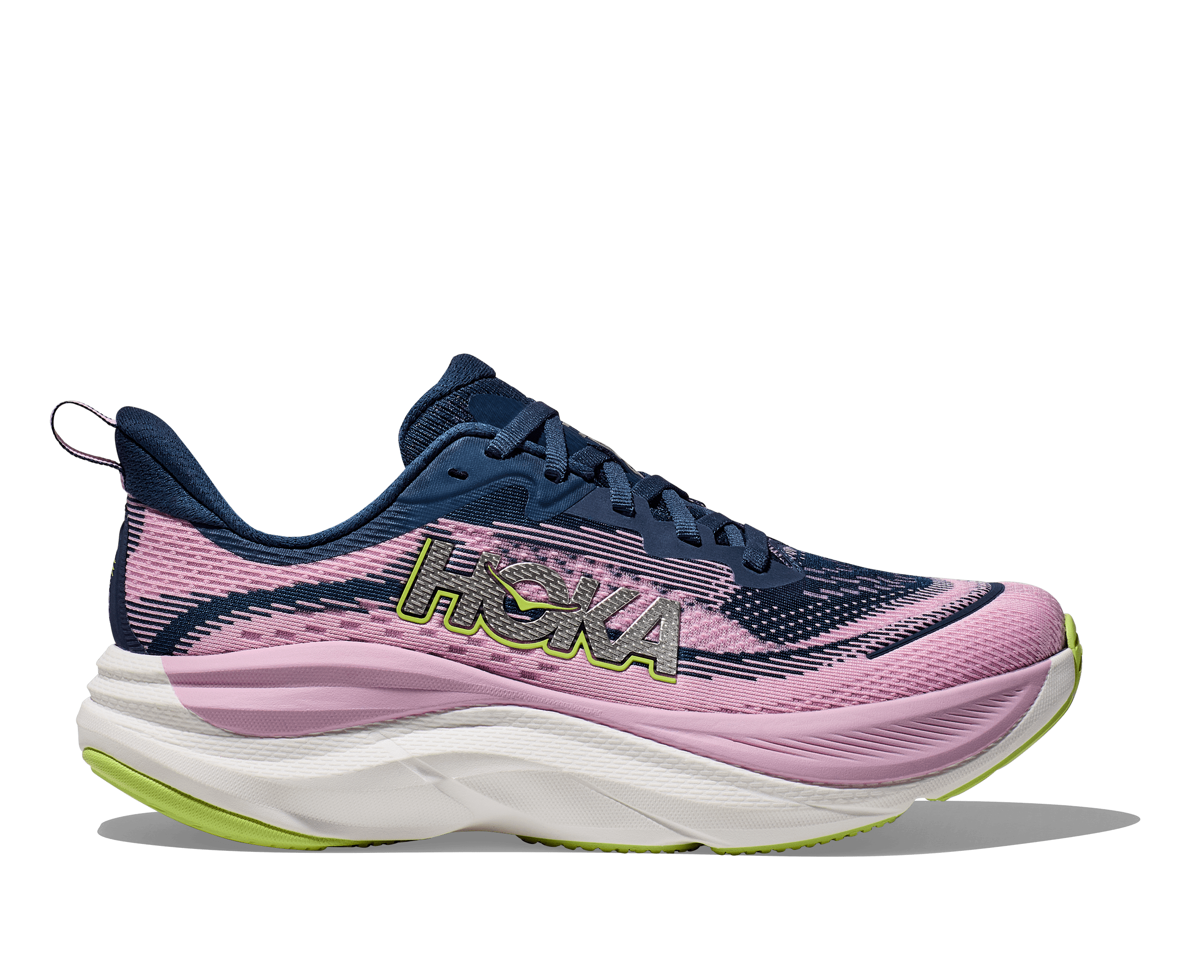 HOKA ランニングシューズ ピンク/ターコイズ