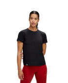 売れ筋商品|||ホカオネオネ Tシャツ レディース トップス ESSENTIAL TEE - Sports T-shirt - black 楽天市場】hoka oneone（Tシャツ・カットソー｜トップス