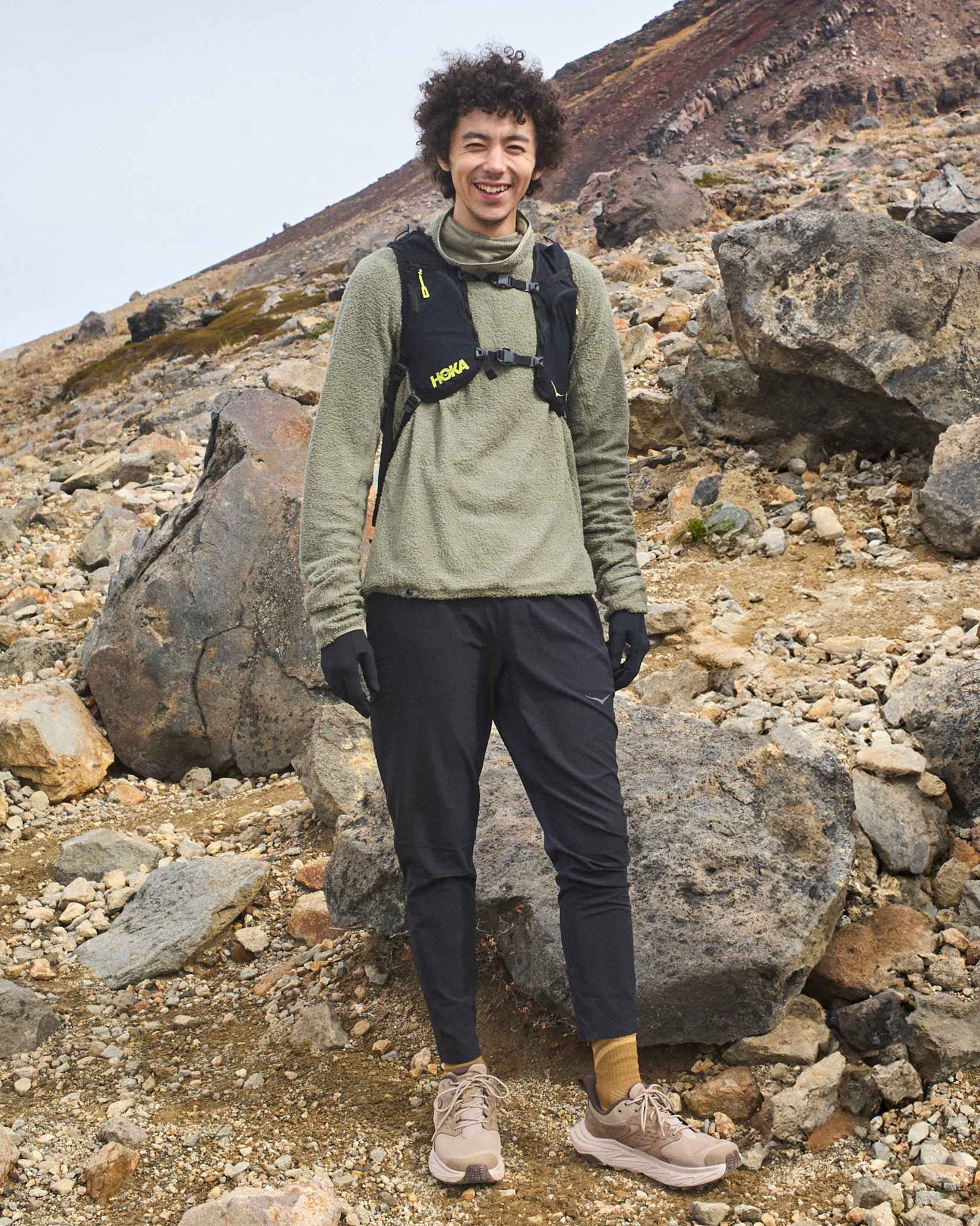 HOKA アシンメトリックデザイン パーカー shop-m-basecamp-thermal-