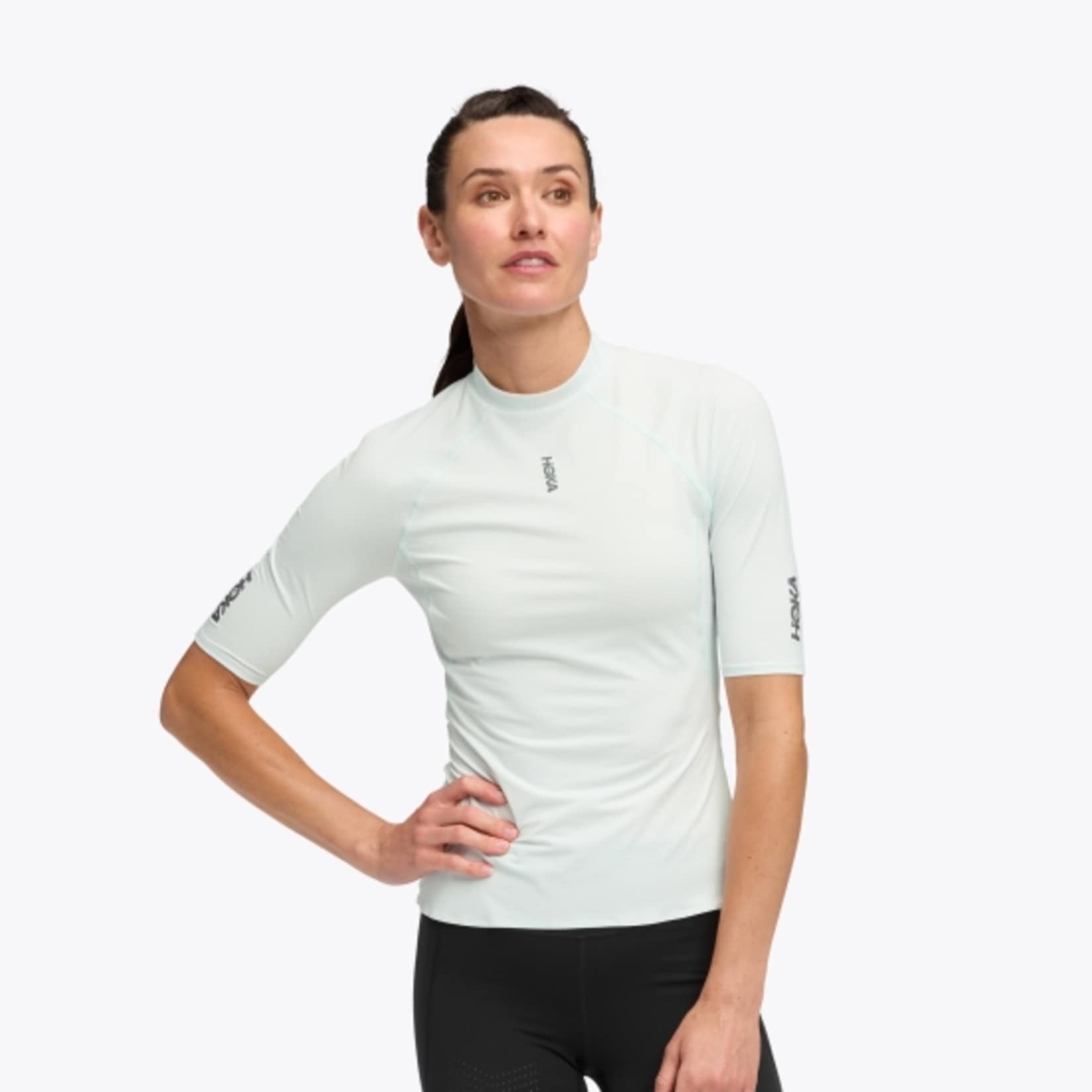 HOKA SKYBREEZE SHORT SLEEVE レディース　Lサイズ HOKA®公式サイト【スカイブリーズ ショート スリーブ|SkyBreeze Short