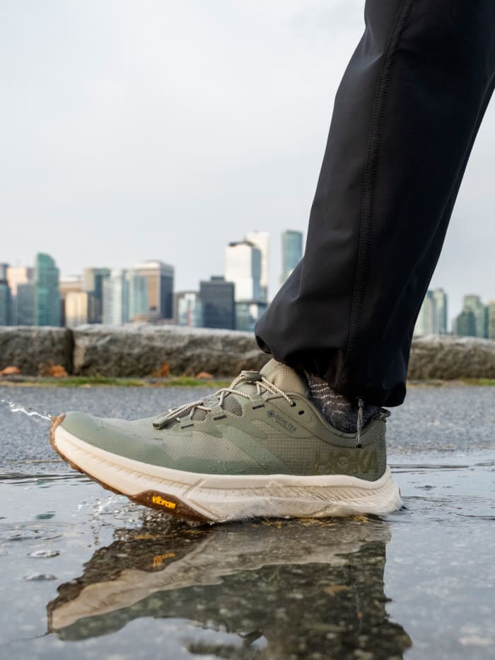 極美品】HOKA ONE ONE スピードゴート5 オリーブグリーン