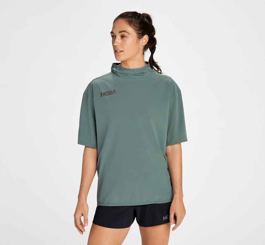 ホカ オネオネ ショートスリーブ ウィンドシェル 入手困難 SHORT SLEEVE WIND SHELL