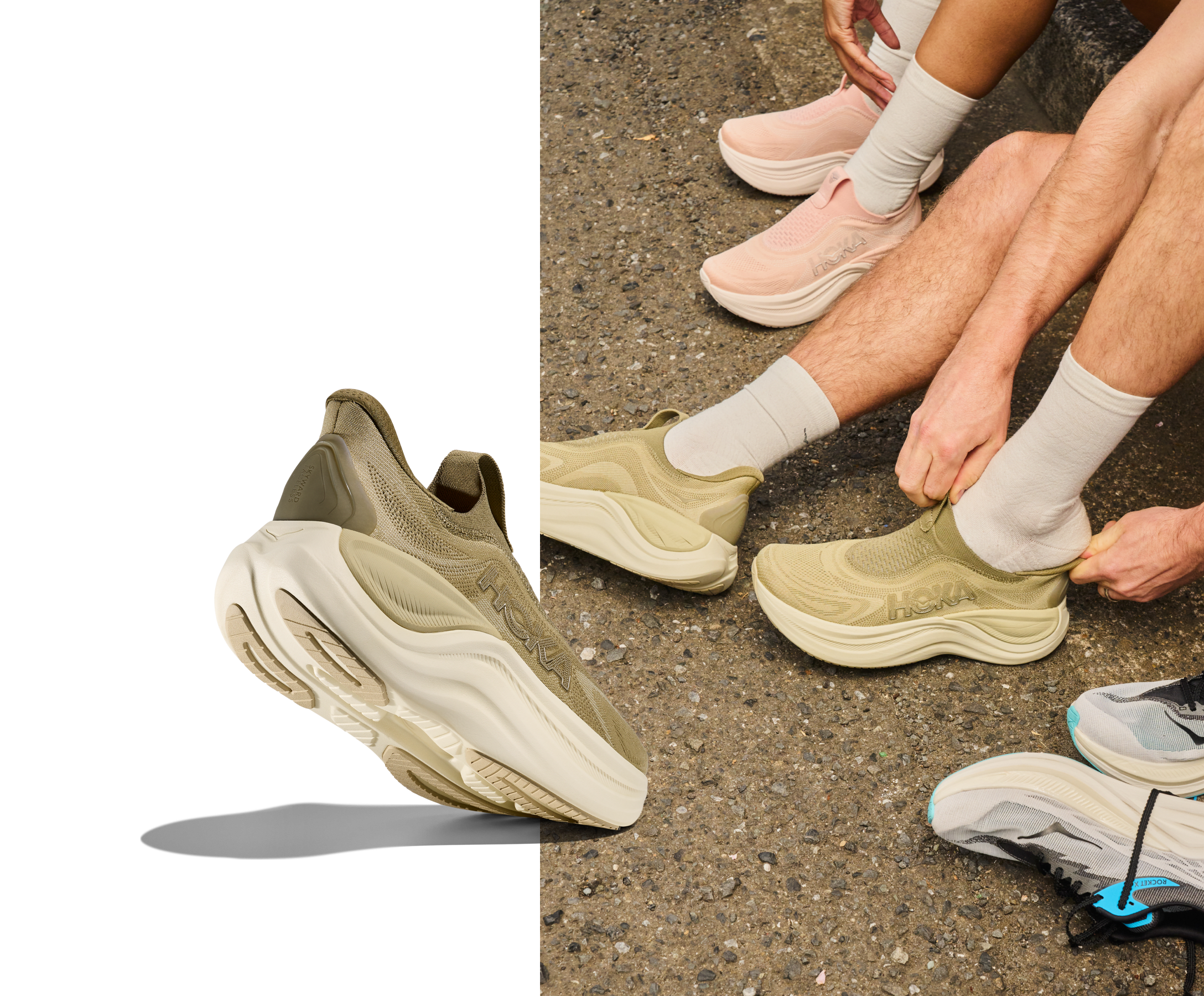S ウェイくんセルカ HOKA®公式サイト【スカイワード レースレス|SKYWARD LACELESS