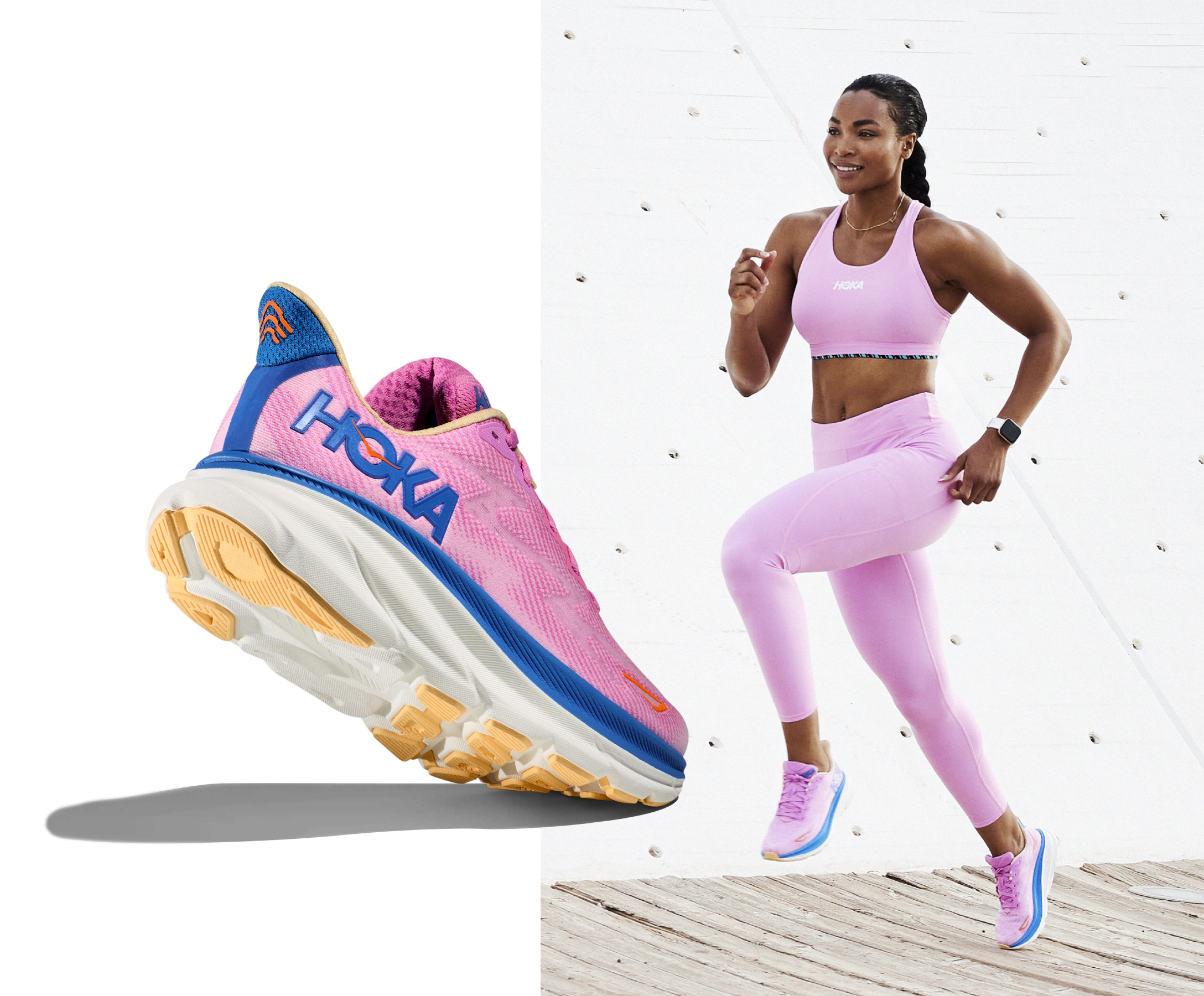 HOKA Clifton 9 Road-Running Shoes - Women's
