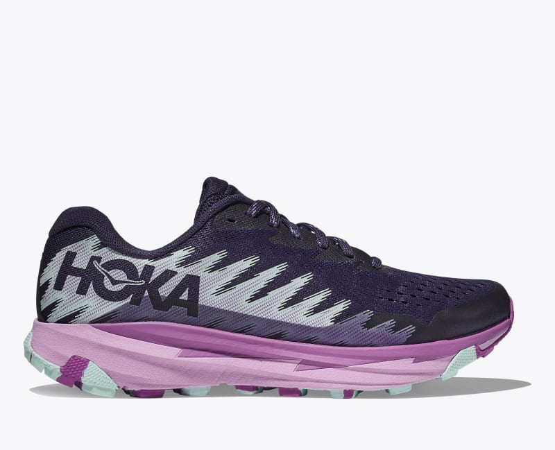 HOKA Women's Torrent 3 Shoes in Night Sky/Orchid Flower, Size 8.5