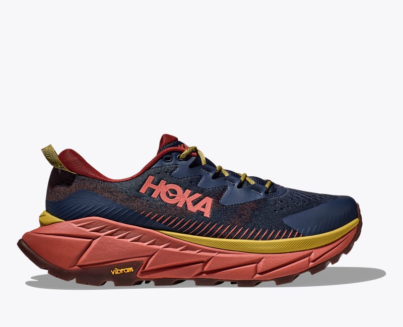 HOKA Men's Skyline-Float X Shoes in Outer Space/Hot Sauce, Size 13